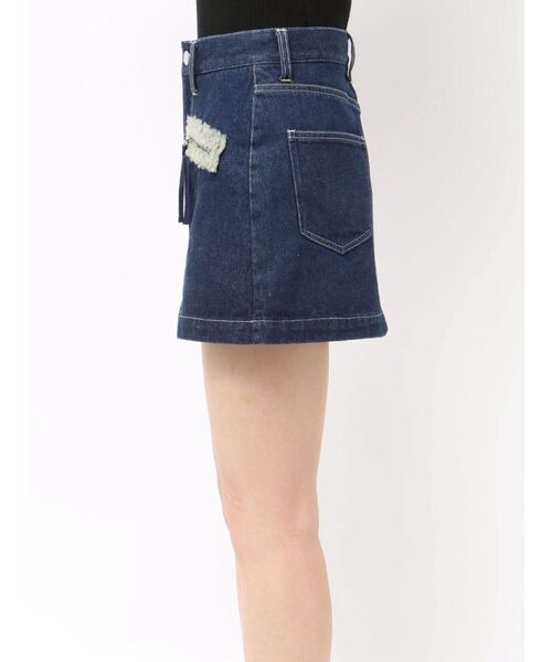 EMODA（エモダ）の「ボアポケットミニスカート（スカート・レディース・インディゴブルー/ブルー/ブラック・SMALL/MEDIUM）」の15枚目の写真
