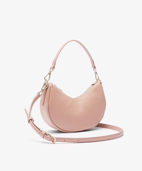 LACOSTE（ラコステ）の「シャンゼリゼ レザーハーフムーンショルダーバッグ（ショルダーバッグ・レディース・ブラック/ピンクベージュ/サンドベージュ・FREE）」の14枚目の写真