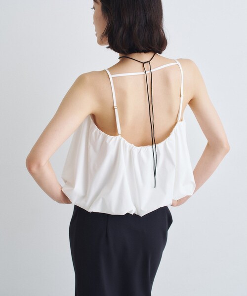 CODE A(コードエー)の「balloon cami(シャツ/ブラウス・レディース・ホワイト/ダークグレー・00)」の16枚目の写真