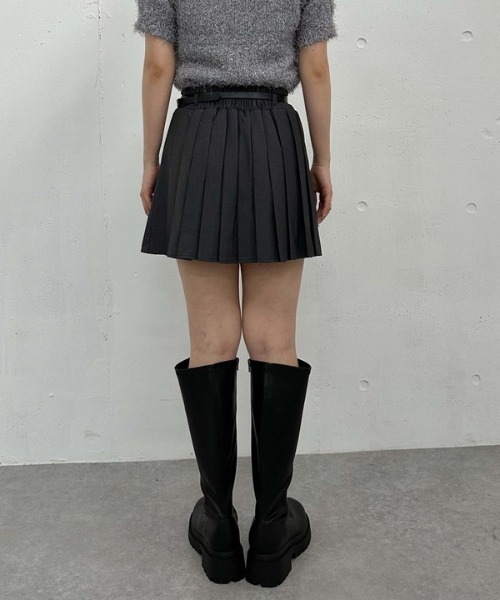 セール】切替プリーツミニスカート（スカート）｜archives（アルシーヴ