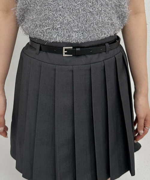 archives（アルシーヴ）の「切替プリーツミニスカート（スカート・レディース・モカ/ベージュ/グレー/ブラック・MEDIUM）」の16枚目の写真