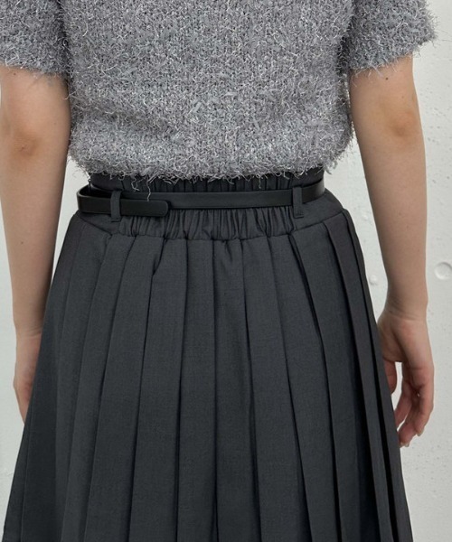archives（アルシーヴ）の「切替プリーツミニスカート（スカート・レディース・モカ/ベージュ/グレー/ブラック・MEDIUM）」の17枚目の写真