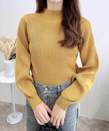 ニット/セーター（イエロー/黄色系・タートルネック/ハイネック