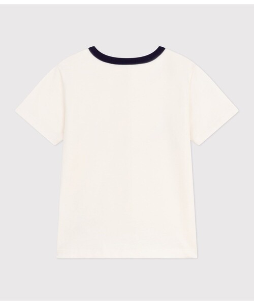 PETIT BATEAU（プチバトー）の「半袖Ｔシャツ（Tシャツ/カットソー・キッズ・オフホワイト・3YEAR/4YEAR/5YEAR）」の4枚目の写真