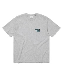 新品　韓国　ディスイズネバーザット　プリント　半袖Tシャツ　グレー　Sサイズ プリント Tシャツ グレー（灰色）系 thisisneverthat