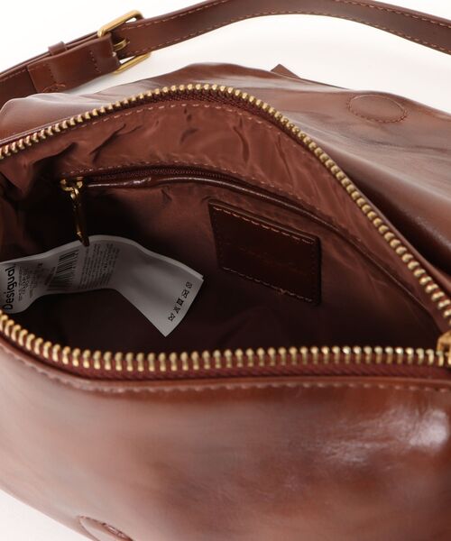 Desigual（デシグアル）の「フラワーモチーフ付きギャザーハンドルショルダーバッグ（ハンドバッグ・レディース・ブラウン・FREE）」の4枚目の写真