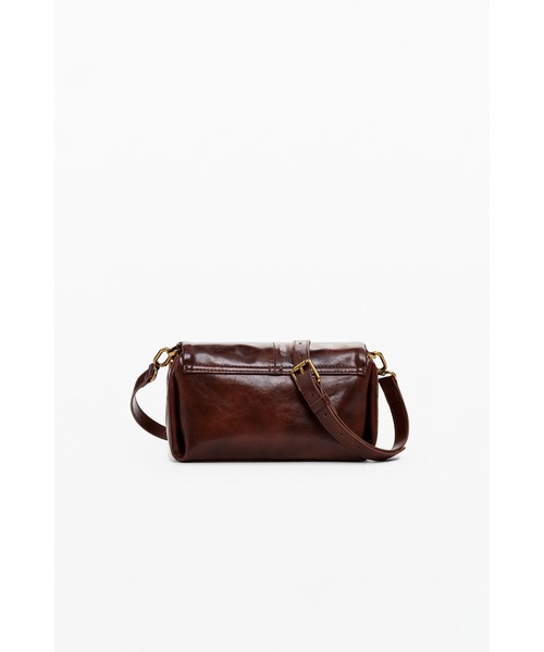 Desigual（デシグアル）の「フラワーモチーフ付きギャザーハンドルショルダーバッグ（ハンドバッグ・レディース・ブラウン・FREE）」の8枚目の写真