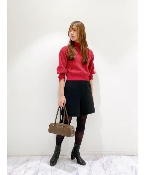 LOULOU WILLOUGHBY（ルルウィルビー）の「【LOULOU WILLOUGHBY】Ｗダブルクロスショートパンツ（その他パンツ・レディース・オフホワイト/ブラック・1/2）」の19枚目の写真