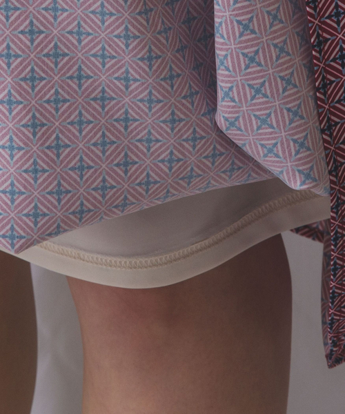 NARACAMICIE（ナラカミーチェ）の「【NARACAMICIE】幾何柄ワンピース（ワンピース・レディース・レッド/ネイビー・XL/M）」の11枚目の写真