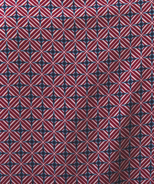 NARACAMICIE（ナラカミーチェ）の「【NARACAMICIE】幾何柄ワンピース（ワンピース・レディース・レッド/ネイビー・XL/M）」の12枚目の写真