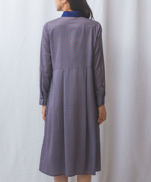 NARACAMICIE（ナラカミーチェ）の「【NARACAMICIE】幾何柄ワンピース（ワンピース・レディース・レッド/ネイビー・XL/M）」の17枚目の写真