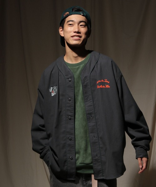 セール】ベトジャンモチーフベースボールシャツ（シャツ/ブラウス