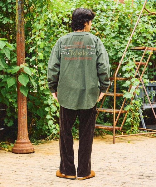 niko and...（ニコアンド）の「ベトジャンモチーフベースボールシャツ（シャツ/ブラウス・メンズ・ボルドー/カーキ/チャコール・MEDIUM/LARGE）」の18枚目の写真