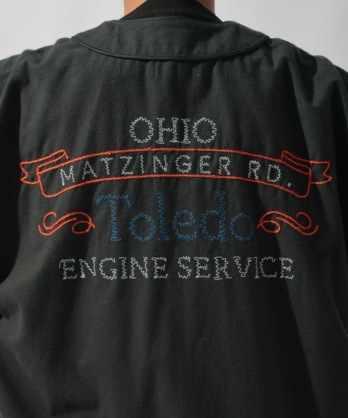 完売品　ニコアンド　美品！てぃら　ベースボールシャツ　ネイビー ニコアンド☆ [Make Stuff '25] てぃらベースボールシャツ