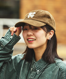 コーデュロイ」に該当するメンズのキャップ（グリーン・カーキ