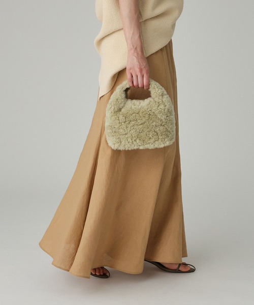 BABYLONE（バビロン）の「【SINBONO】ワンハンドルショルダー（ショルダーバッグ・レディース・ライトベージュ/シルバー・フリー）」の8枚目の写真