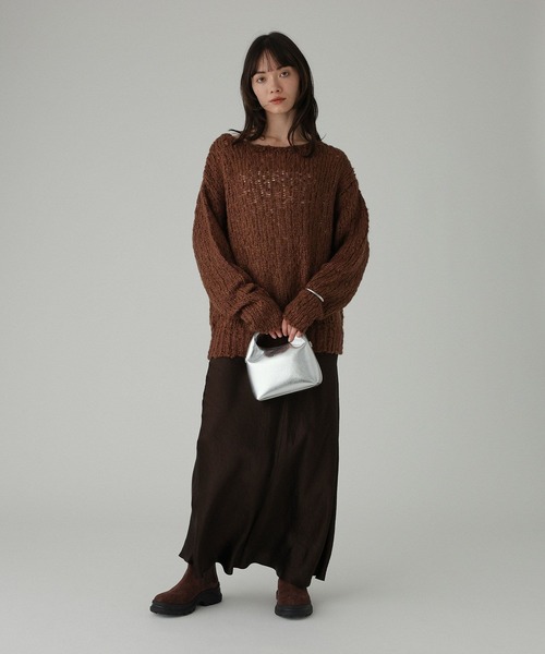 BABYLONE（バビロン）の「【SINBONO】ワンハンドルショルダー（ショルダーバッグ・レディース・ライトベージュ/シルバー・フリー）」の10枚目の写真