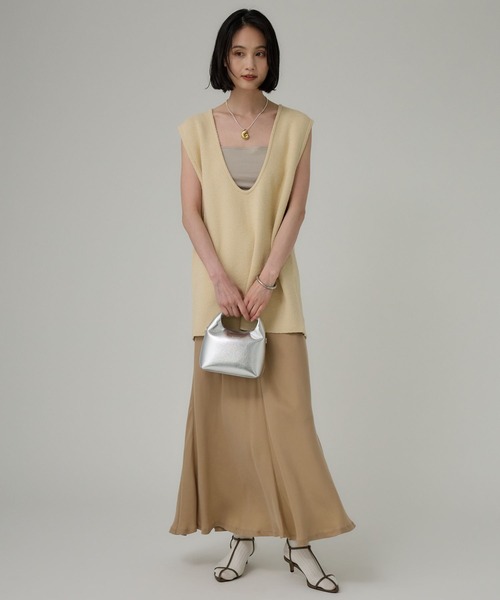 BABYLONE（バビロン）の「【SINBONO】ワンハンドルショルダー（ショルダーバッグ・レディース・ライトベージュ/シルバー・フリー）」の13枚目の写真