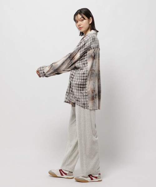 セール】ブリーチライクチェックシャツ（シャツ/ブラウス）｜niko and