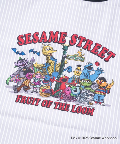 FRUIT OF THE LOOM（フルーツオブザルーム）の「【FRUIT OF THE LOOM】SESAME STREET×FTL Lサイズエコバッグ/セサミコラボ（エコバッグ/サブバッグ・メンズ・アイボリー/パープル/ライトグレー・FREE）」の14枚目の写真