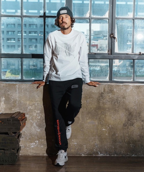 seventy seven(セブンティセブン)の「mlt5422-heavy onz USA cotton L-S t-shirt(77continent) ロングスリーブTシャツ(7725W130)(Tシャツ/カットソー・メンズ・サンドベージュ/ブラック/ホワイト・XL/L/M/S)」の14枚目の写真