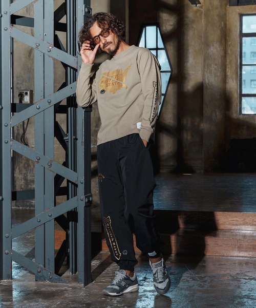 seventy seven(セブンティセブン)の「mlt5422-heavy onz USA cotton L-S t-shirt(77continent) ロングスリーブTシャツ(7725W130)(Tシャツ/カットソー・メンズ・サンドベージュ/ブラック/ホワイト・XL/L/M/S)」の18枚目の写真