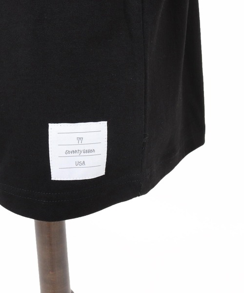 seventy seven(セブンティセブン)の「mlt5422-heavy onz USA cotton L-S t-shirt(77continent) ロングスリーブTシャツ(7725W130)(Tシャツ/カットソー・メンズ・サンドベージュ/ブラック/ホワイト・XL/L/M/S)」の6枚目の写真