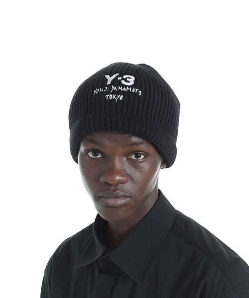 Y-3 ワイスリー　ニット帽　ブラック Y-3 CHUNKY KNIT BEANIE（ニットキャップ/ビーニー）｜Y-3