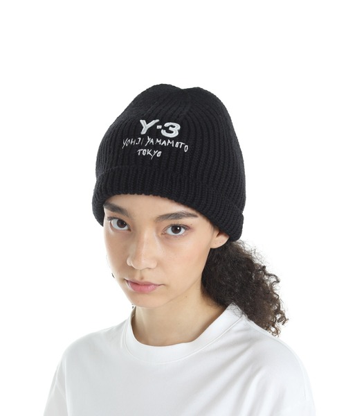 ■ Y-3 ロゴ チャンキー ニット ビーニー ■ アディダス ワイスリー Y-3 チャンキーニットビーニー・ニット帽