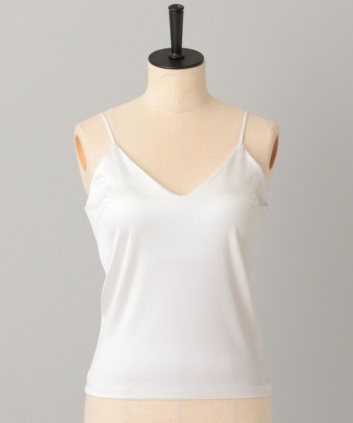 セール】ストレッチサテンVキャミ（キャミソール）｜A part by