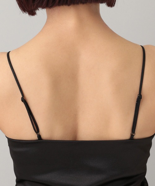 ストレッチサテンVキャミ（キャミソール）｜A part by（アパート