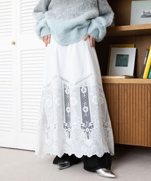 RAGEBLUE | 刺繍レーススカート(スカート)