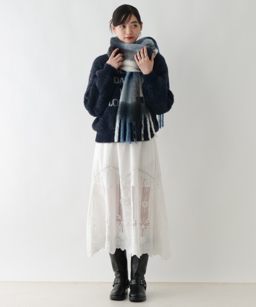 RAGEBLUE（レイジブルー）の「刺繍レース/レイヤードスカート（スカート・レディース・ホワイト・FREE）」の21枚目の写真