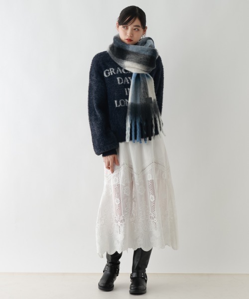 RAGEBLUE（レイジブルー）の「刺繍レース/レイヤードスカート（スカート・レディース・ホワイト・FREE）」の22枚目の写真