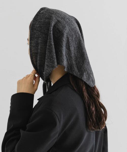 URBAN RESEARCH（アーバンリサーチ）の「ヘアリーストール（ストール/ショール・レディース・ブラウン系その他/チャコールグレー/オフホワイト・FREE）」の17枚目の写真