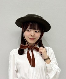 an another angelus | ロングベロアリボンキャノチェ/fint フィント(ハット)