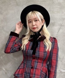 an another angelus | ロングベロアリボンキャノチェ(ハット)