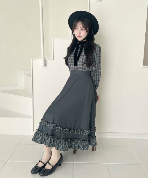 an another angelus（アンアナザーアンジェラス）の「ロングベロアリボンキャノチェ/fint フィント（ハット・レディース・ブラウン/ブラック・FREE）」の10枚目の写真