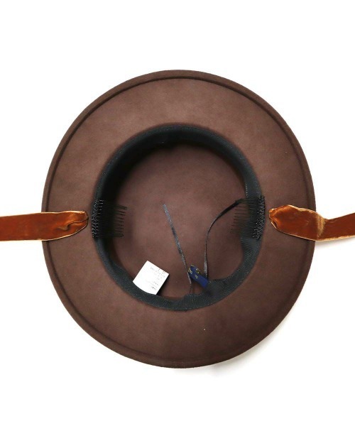 an another angelus（アンアナザーアンジェラス）の「ロングベロアリボンキャノチェ/fint フィント（ハット・レディース・ブラウン/ブラック・FREE）」の14枚目の写真