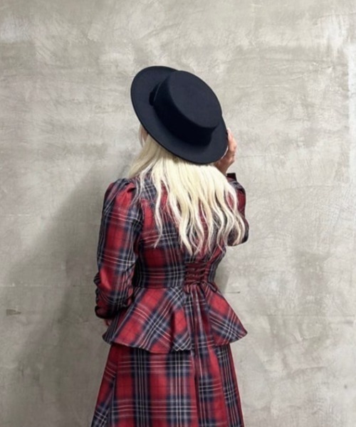 an another angelus（アンアナザーアンジェラス）の「ロングベロアリボンキャノチェ/fint フィント（ハット・レディース・ブラウン/ブラック・FREE）」の22枚目の写真