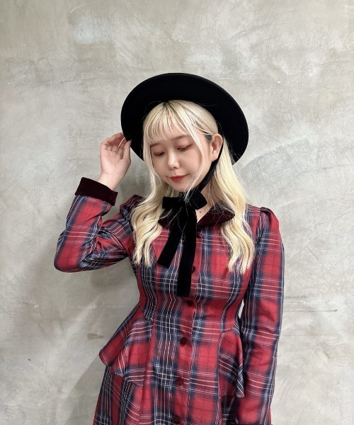 ロングベロアリボンキャノチェ（ハット）｜an another angelus（アン