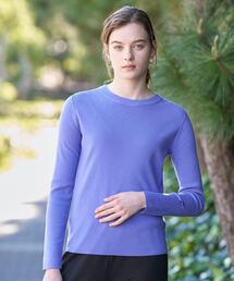 キャミワンピース」に該当するニット/セーター（パープル/紫色系