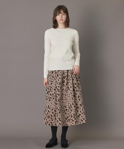 DRESSTERIOR(ドレステリア)の「ストレッチフルニードルニット(ニット/セーター・レディース・ネイビー/パープル/オフホワイト・34/38/36)」の9枚目の写真