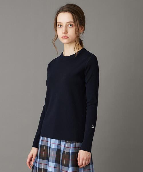 DRESSTERIOR(ドレステリア)の「ストレッチフルニードルニット(ニット/セーター・レディース・ネイビー/パープル/オフホワイト・34/38/36)」の17枚目の写真