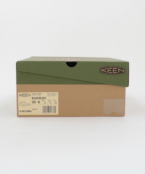 KEEN（キーン）の「＜KEEN＞ケーエス モック チャッカブーツ スニーカー（モカシン/デッキシューズ・メンズ・ブラック・26cm/27cm/28cm）」の11枚目の写真