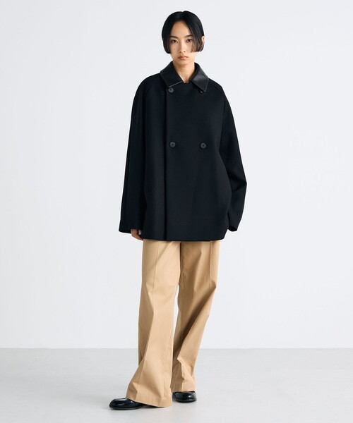 Super120's ライトメルトン ショートコート（ピーコート）｜EDITION