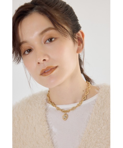 RODEO CROWNS WIDE BOWL(ロデオクラウンズワイドボウル)の「クラシックハートネックレス(ネックレス・レディース・シルバー/ゴールド・FREE)」の6枚目の写真