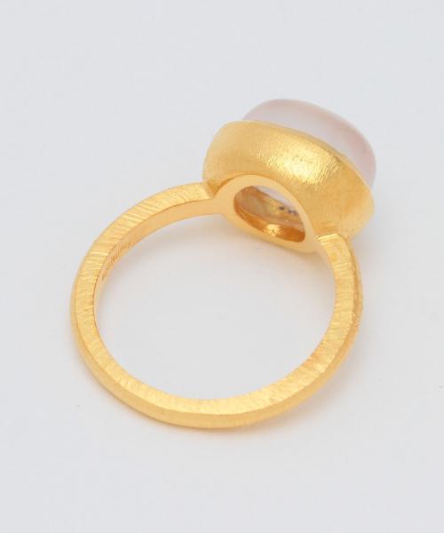 Demi-Luxe BEAMS（デミルクス ビームス）の「【VERY4月号掲載】Fruitsjolie / ローズクォーツ リング（リング・レディース・ピンク・11号/9号）」の3枚目の写真