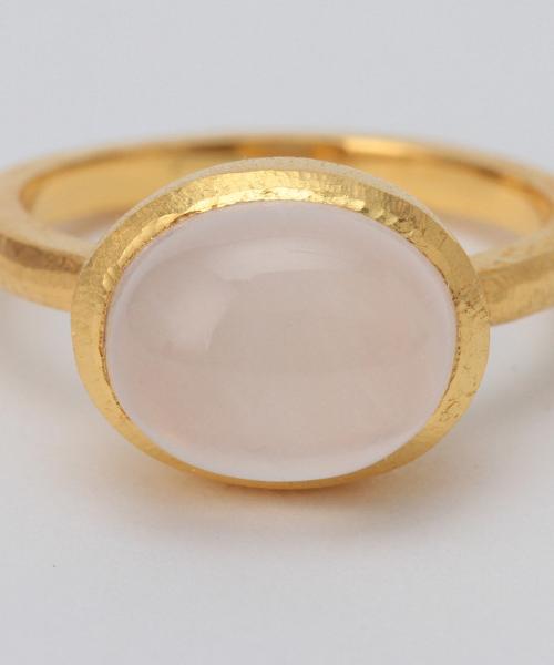 Demi-Luxe BEAMS（デミルクス ビームス）の「【VERY4月号掲載】Fruitsjolie / ローズクォーツ リング（リング・レディース・ピンク・11号/9号）」の4枚目の写真