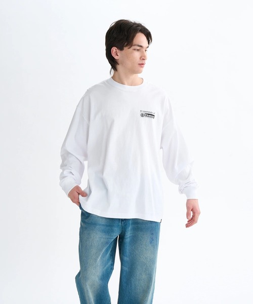 ELEMENT(エレメント)の「ELEMENT メンズ ESSENTIAL LS ロンT 【2025年秋冬モデル】/エレメントバックプリントビックシルエット長袖ロンT(Tシャツ/カットソー・メンズ・ブラック系その他/ブラック/ホワイト・LARGE/MEDIUM/X-LARGE)」の4枚目の写真